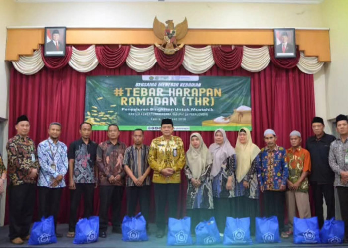 Kemenag Kab. Pekalongan Salurkan Ratusan Paket Sembako dan Zakat Fitrah Lewat Program Tebar Harapan Ramadan