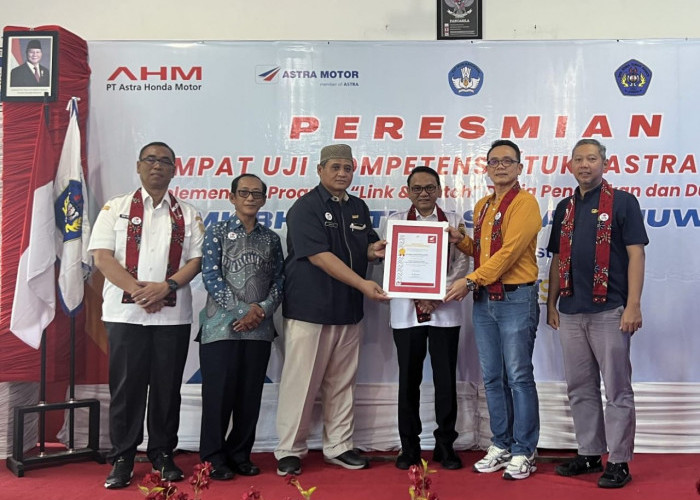 Astra Motor Jateng Resmikan TUK Ke-9 di SMK BTB Juwana