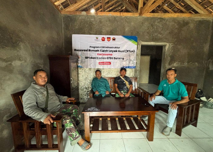 PT BPI dan Kodim Batang Serahkan Bantuan Renovasi Dua RTLH untuk Nelayan Roban Timur 