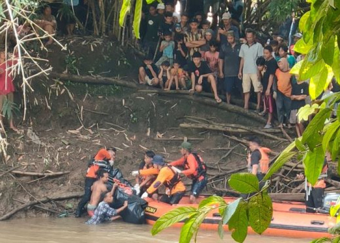 Tim SAR Gabungan Temukan Korban Tenggelam di Sungai Sragi Pekalongan