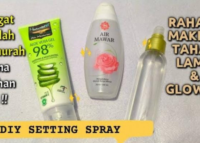 Cara Membuat Setting Spray dari Air Mawar Viva, Rahasia Wajah Glowing dan Makeup Nempel Seharian!
