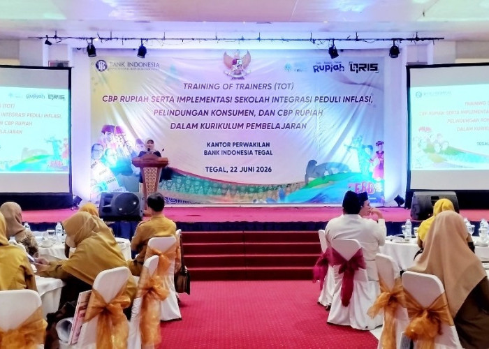 Bank Indonesia Tegal Latih 400 Guru untuk Integrasikan Literasi Rupiah ke Kurikulum Sekolah