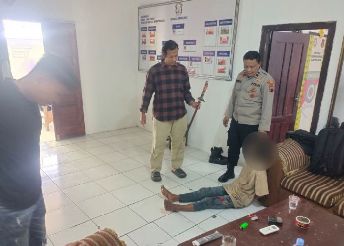 ODGJ Bawa Senjata Tajam Diamankan Polisi di Wonopringgo Pekalongan