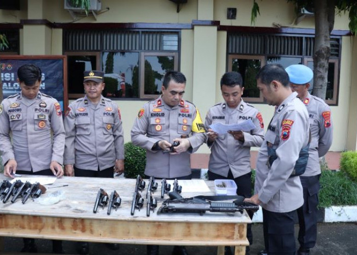 Polres Pekalongan Periksa 85 Senjata Api, Masih Ditemukan Senpi Kotor