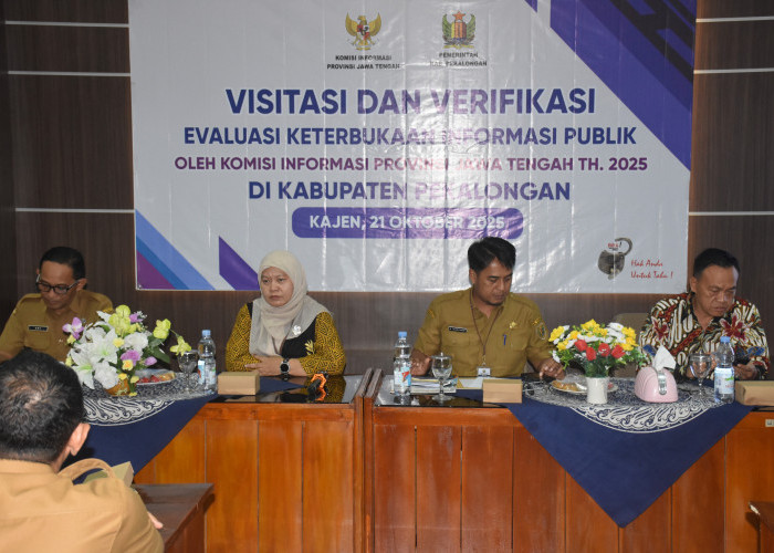 Pemkab Pekalongan Masuk Tahap Uji Publik dalam Penilaian Keterbukaan Informasi KI Jateng 2025