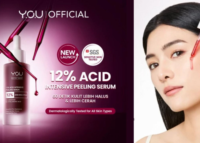 NEW LAUNCH! Review YOU 12% Acid Intensive Peeling Serum, Cerahkan dan Samarkan Pori-Pori