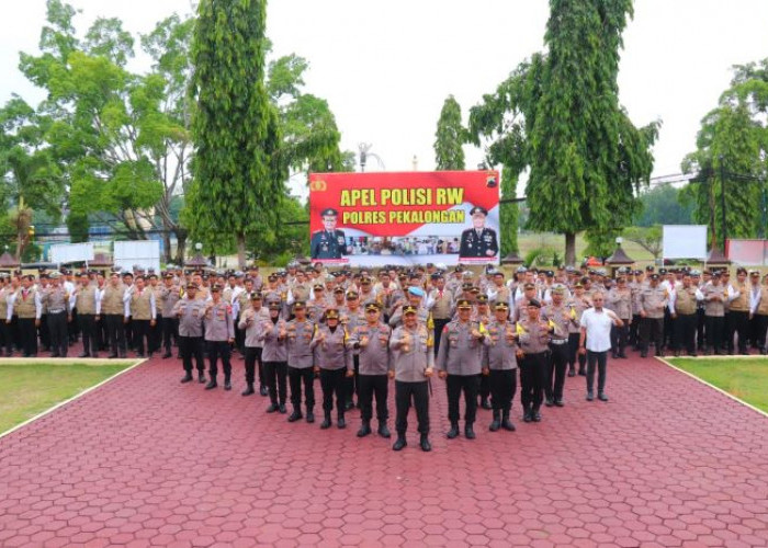 Pimpin Apel Polisi RW, Kapolres Pekalongan Tekankan Hal Ini