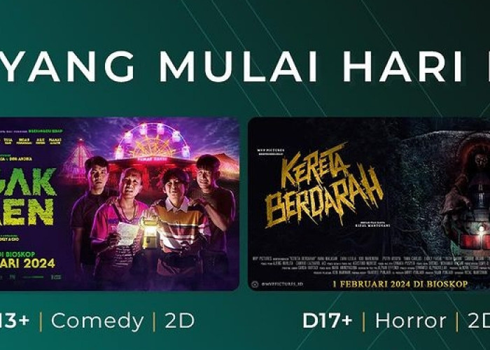 Jadwal Bioskop Pekalongan Hari Ini Senin 5 Februari 2024, Film Baru Ada Komedi hingga Horor Indonesia