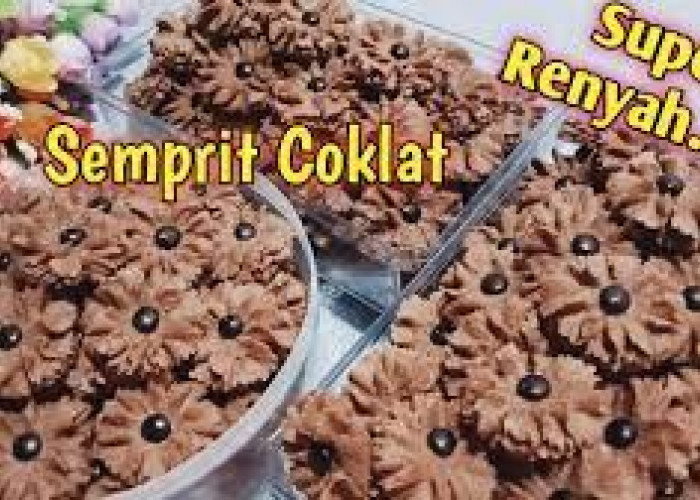 100% Berhasil! Ternyata Ini Dia Cara Membuat Kue Semprit Coklat yang Enak Dan Renyah, Bisa Dibuat Sendiri Lho!