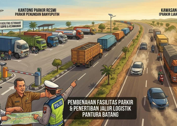 DPRD Batang Desak Perbaikan Parkir Truk Pantura, E-Parking dan Penertiban Diperkuat