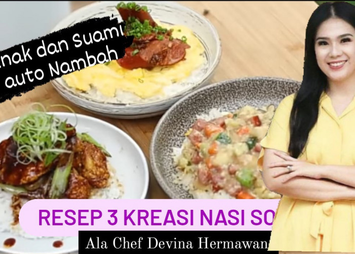 Ide Sarapan Favorit Suami dan Anak, Resep 3 Kreasi Nasi Sosis ala Chef Devina Hermawan