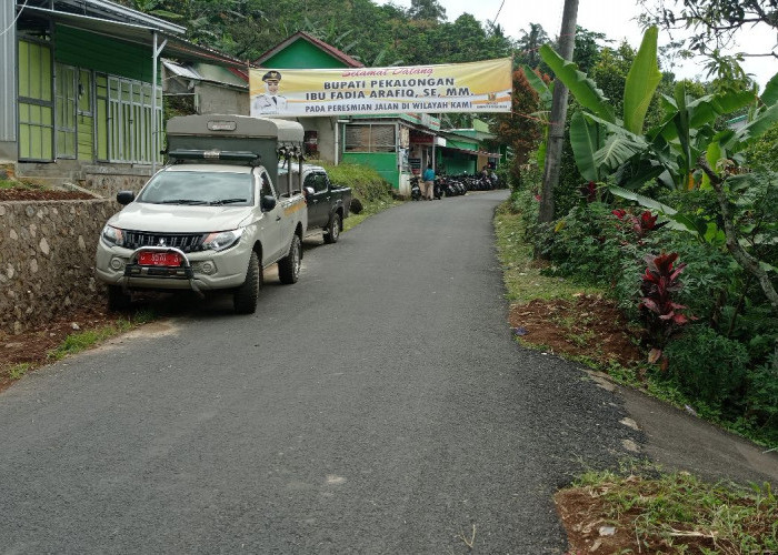 Bupati Pekalongan Fadia Arafiq Resmikan Ruas Jalan Paninggaran-Werdi Sepanjang 1,7 Kilometer