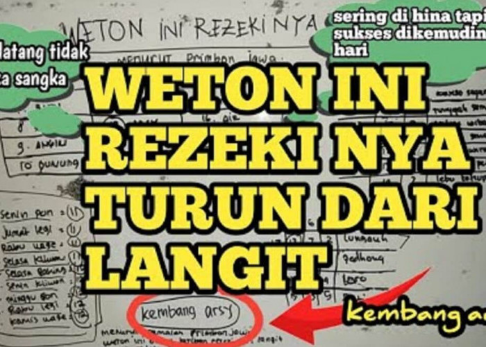 Pantang Hidup Miskin, Primbon Jawa: 6 Weton Ini Bakal Menggapai Banyak Rezeki, Kaya Raya di Masa Depan, Mau?