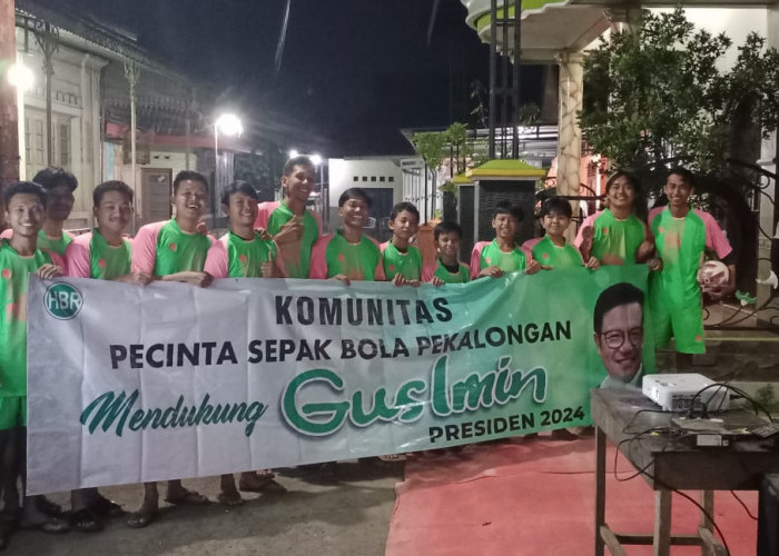 Komunitas Pecinta Sepak Bola Pekalongan Berikan Dukungan ke Gus Muhaimin