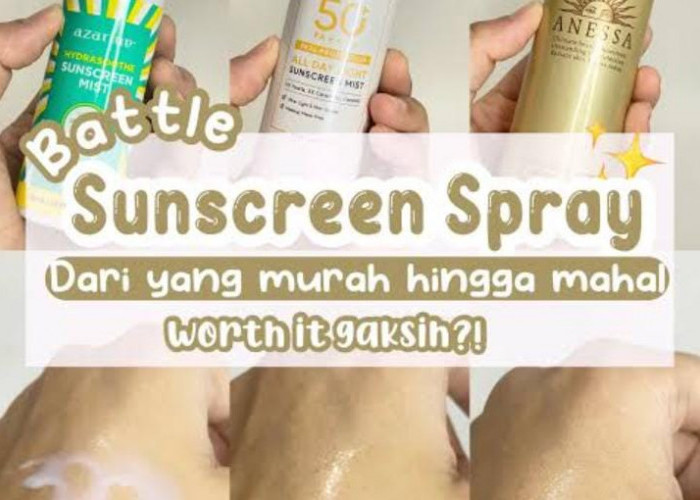 Inilah 4 Sunscreen Spray untuk Cegah Tanda Penuaan, Bye Flek Hitam dan Kerutan Gampang Buat Reapply
