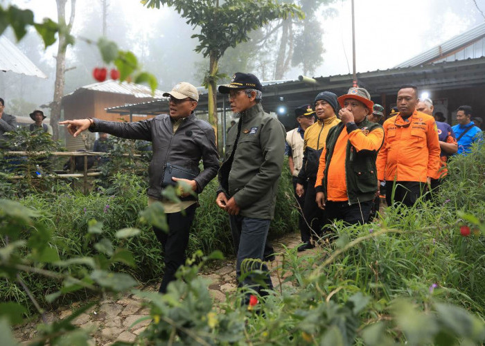 Pendaki Hilang di Bukit Mongkrang Belum Ditemukan, Sekda Jateng Cek Langsung Upaya Pencarian