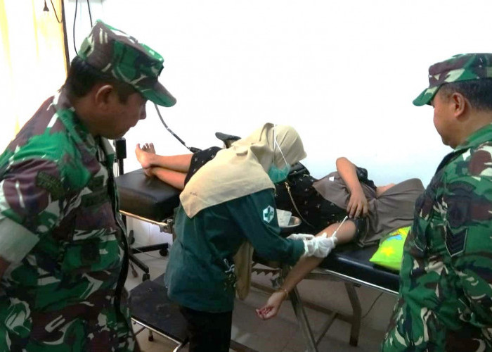 Kodim 0710 Pekalongan Bersama Dinas Kesehatan Kabupaten Pekalongan Gelar Layanan KB Gratis di Wonopringgo