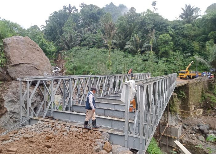 Pembangunan Jembatan Bailey Petungkriyono Capai 90 Persen, 2 Hari Lagi Diperkirakan Rampung