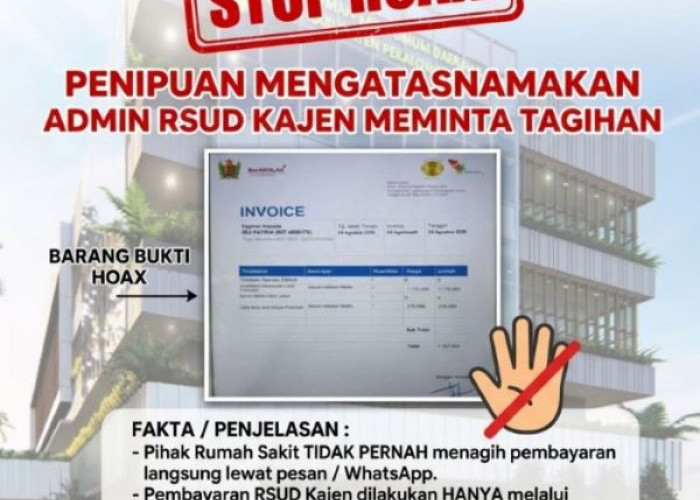 Waspada! Modus Penipuan Catut Nama RSUD Kajen, Keluarga Pasien Rugi Usai Transfer ke Rekening Pelaku 