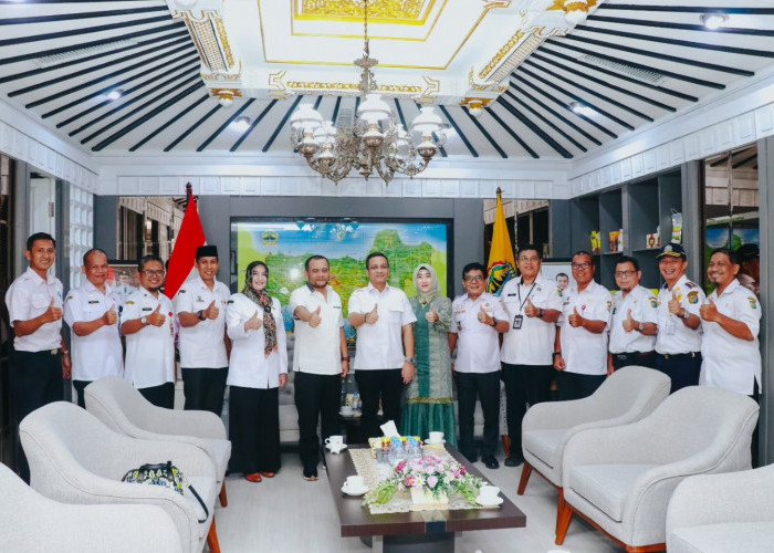 Sinergi Tanpa Batas! Wali Kota Aaf Boyong Jajaran Pemkot Pekalongan Halal Bihalal ke Gubernur Jateng