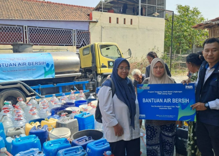 PNM Peduli Hadir di Tengah Kekeringan, Hadirkan Air Bersih dan Harapan untuk Warga Tegal