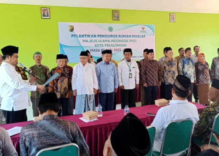 Pengurus Rumah Mualaf MUI Kota Pekalongan Dikukuhkan