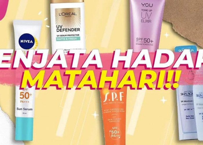 3 Sunscreen Lokal SPF 50 Khusus Menghilangkan Noda Hitam Agar Glowing Awet Muda