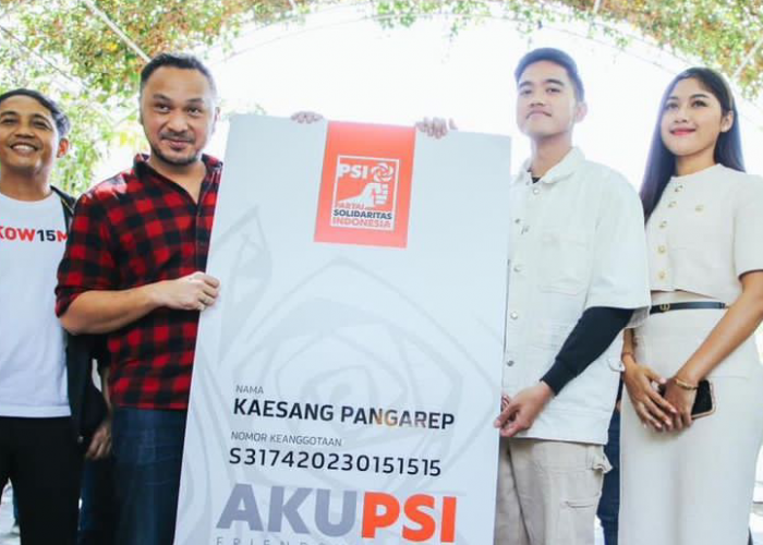 Kaesang Pangarep Resmi Gabung ke PSI, Tapi Sayang Belum Masuk Senayan