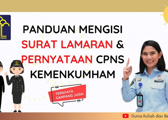 Panduan Mengisi Surat Lamaran dan Surat Pernyataan CPNS 2024 KEMENKUMHAM Terbaru