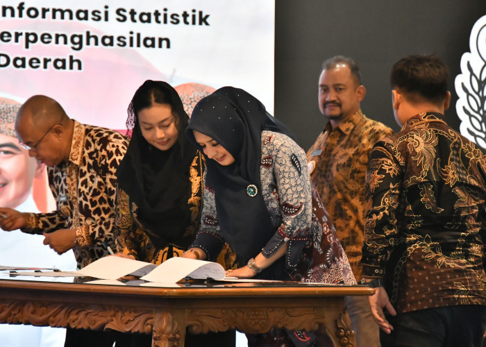 Bupati Fadia Tandatangani Nota Kesepakatan Sinergitas Data Penyelenggaran Perumahan Bagi MBR dan ASN