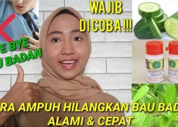 4 Cara Menghilangkan Bau Ketiak Permanen Agar Tidak Basah dan Menghitam, Cuma Pakai 1 Bahan Alami Tanpa Deodor