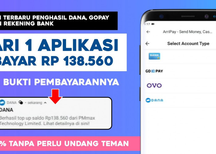 Bisa Tarik Rp138.560 Sehari Berkali-Kali Cuma Main Ini! Aplikasi Penghasil Saldo DANA Langsung Cair!