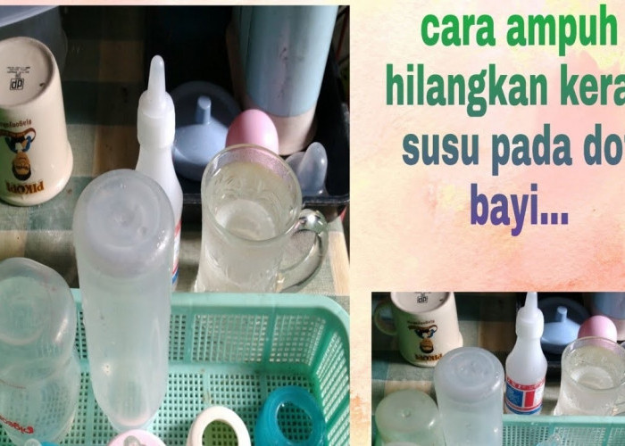 Trik Ampuh Hilangkan Kerak Tebal di Botol Susu Bayi, Cuma Pakai 2 Bahan Dapur