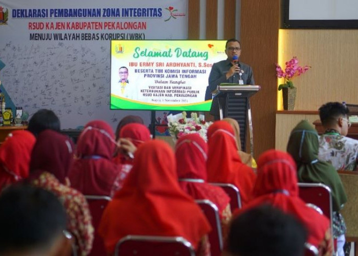 Tim Komisi Informasi Provinsi Jateng Visitasi dan Verifikasi PPID RSUD Kajen Kabupaten Pekalongan