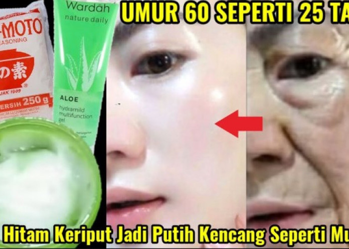 DIY Gel Penghilang Kerutan dan Pemutih Wajah, Cukup Pakai 3 Bahan Alami Ini Bikin Awet Muda