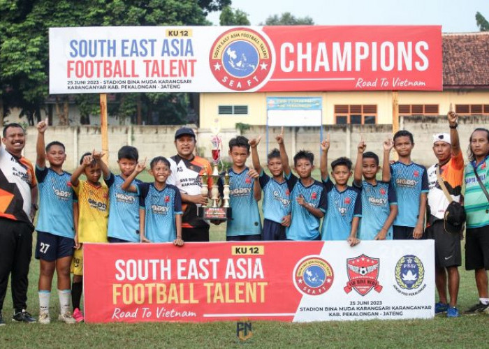 SSB Bina Muda KU-12 Juara Pertama Seaft Road to Vietnam 2023 Korda Pekalongan