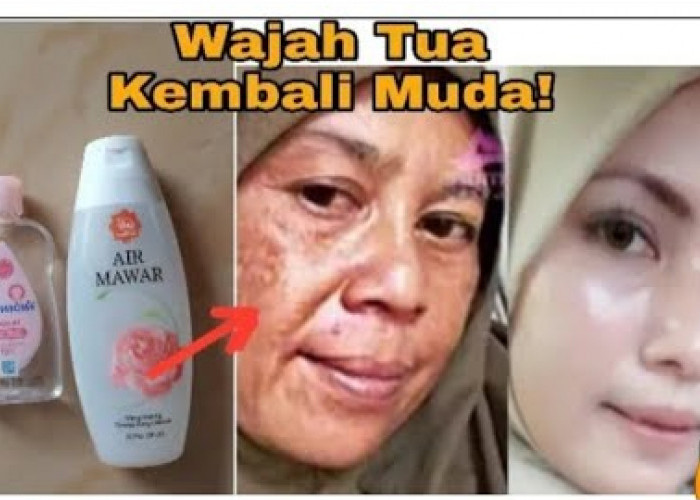 3 Cara Pakai Air Mawar dan Baby Oil untuk Wajah Kusam dan Flek Hitam, Kulit Jadi Putih Tanpa Skincare Mahal