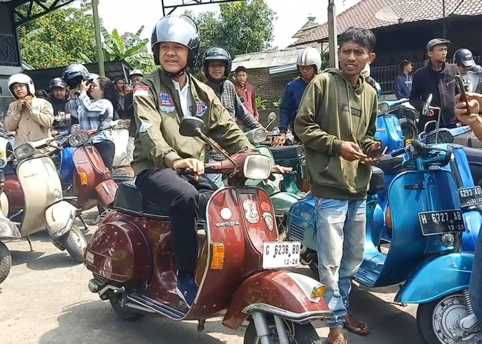 Temui Komunitas Motor di Kabupaten Pekalongan, Ganjar Pranowo Pesan Agar Tertib Berlalu Lintas