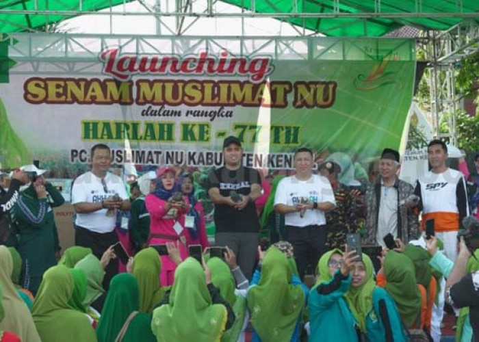 Keren, PC Muslimat Kendal Launching Senam Muslimat NU 