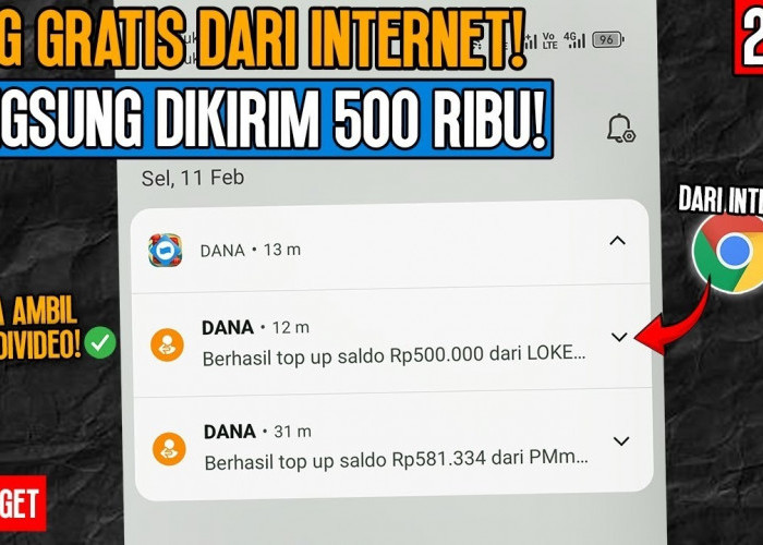 Cara Mendapatkan Saldo DANA Gratis dari Internet Tanpa Modal, Terbukti Membayar!