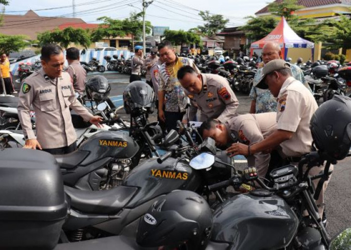 Antisipasi Penyalahgunaan Ranmor Dinas, Kapolres Pekalongan Cek Kendaraan Dinas