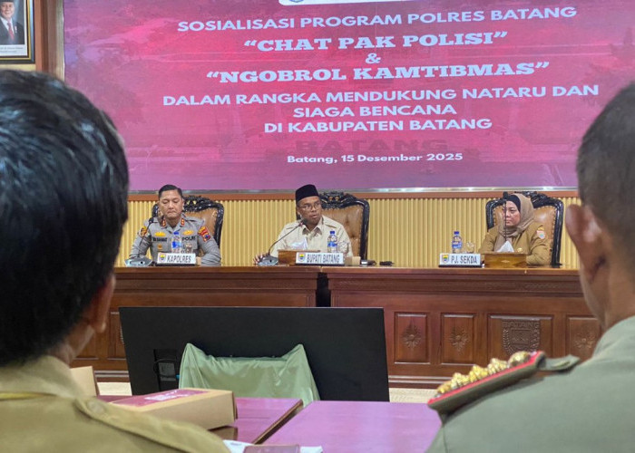 Polres Batang Luncurkan Layanan Chatbot dan Walkie-Talkie Digital untuk Antisipasi Nataru dan Bencana