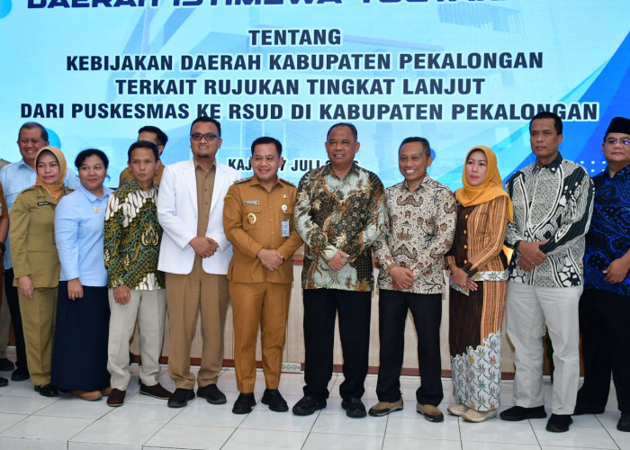 Plt. Bupati Pekalongan Sukirman Terima Kunjungan Studi Tiru Pemkab Sleman Bahas Tata Kelola Rujukan Kesehatan