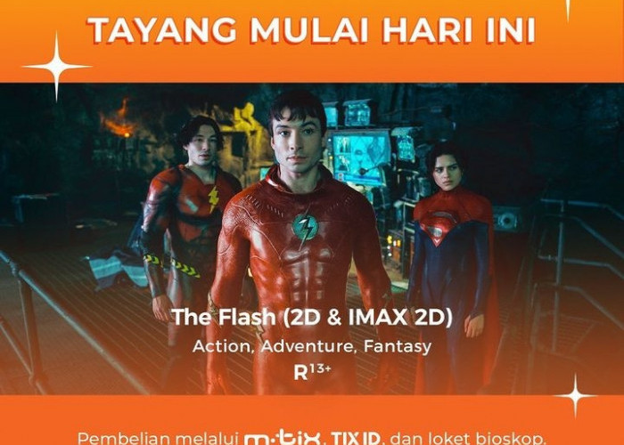 Tayang Hari Ini, The Flash di Bioskop Pekalongan Rabu 14 Juni 2023