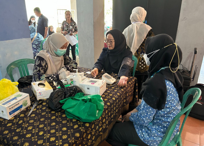Lapas Pekalongan Ikuti Cek Kesehatan Gratis dan Rontgen Dada bagi Pegawai serta Peserta Magang