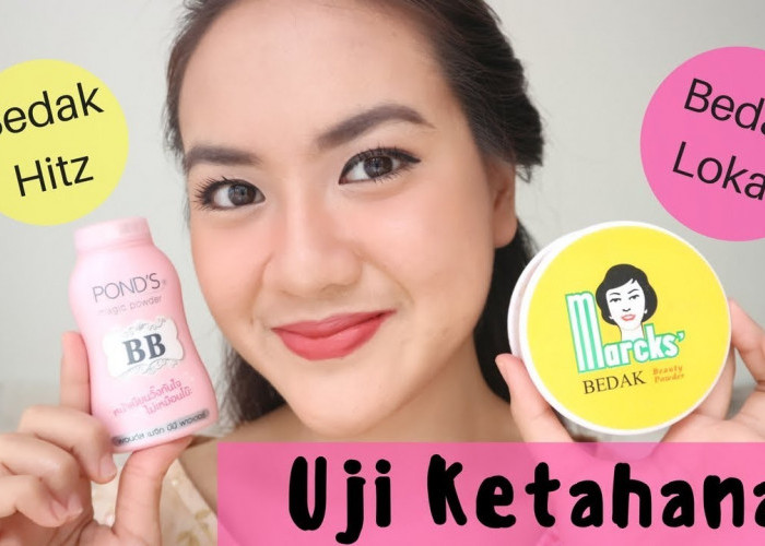 Battle Bedak Tabur Populer! Review Jujur Bedak Tabur Marcks vs Ponds BB Powder, Hasil Matte dan Tahan Minyak