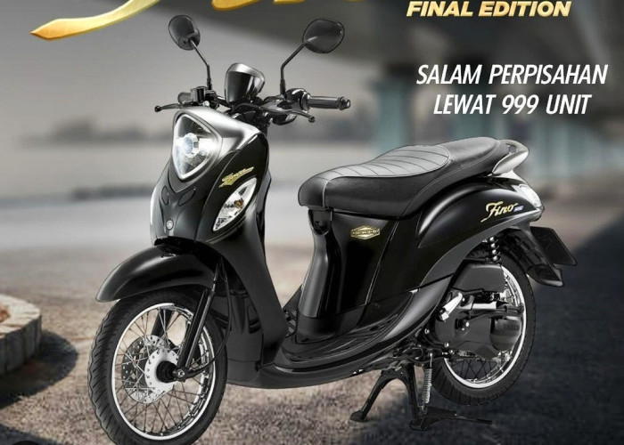 Yamaha Fino Final Edition Skuter Matic Terbaru yang Hanya Diproduksi 999 Unit Saja, Tampilannya Elegan!