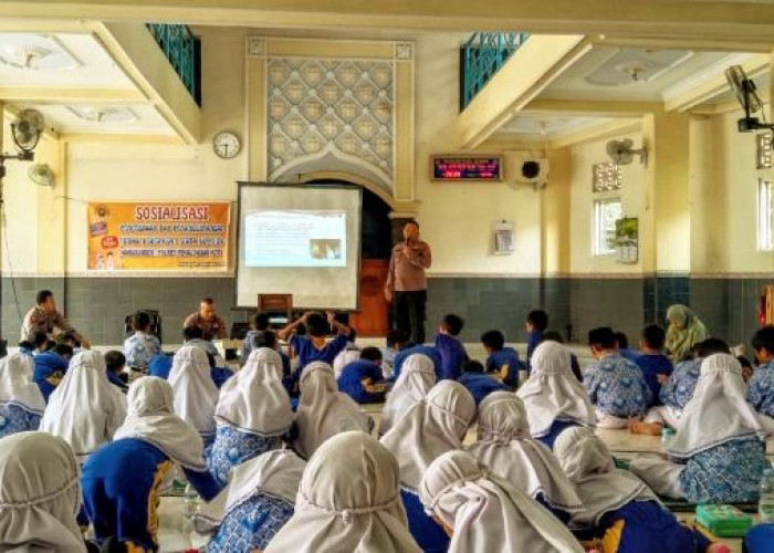 Cegah Bulyying, SD Muhammadiyah 02 Bendan Gelar Sosialisasi Gandeng Polres Pekalongan Kota 