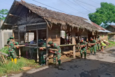 Gotong Royong TNI dan Warga, Warung Makan di Karangdadap Dipindahkan ke Lokasi Lebih Layak