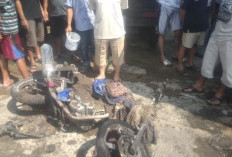 Motor Tabrak Bengkel Jual Bensin, Ledakan Hebat di Pekiringan Alit! Satu Korban Luka Bakar 99 Persen